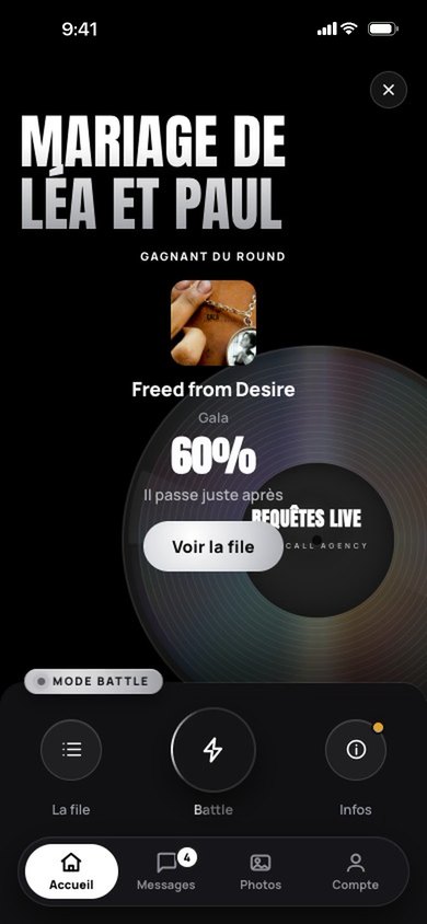 Le gagnant du round passe juste après